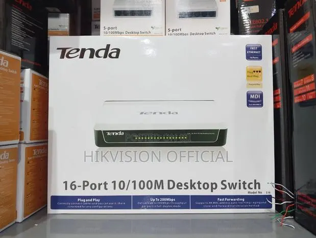 S16 16-Port 10/100 Desktop Switch=Tenda · Photo 1