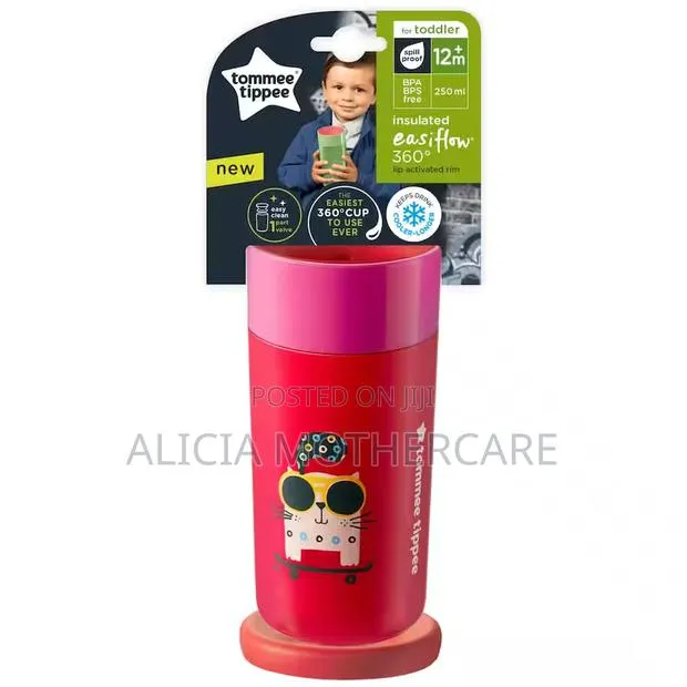 Tommee Tippee Insulated Easiflow 360 Degree Lip Activated Trainer Cup · Photo 1
