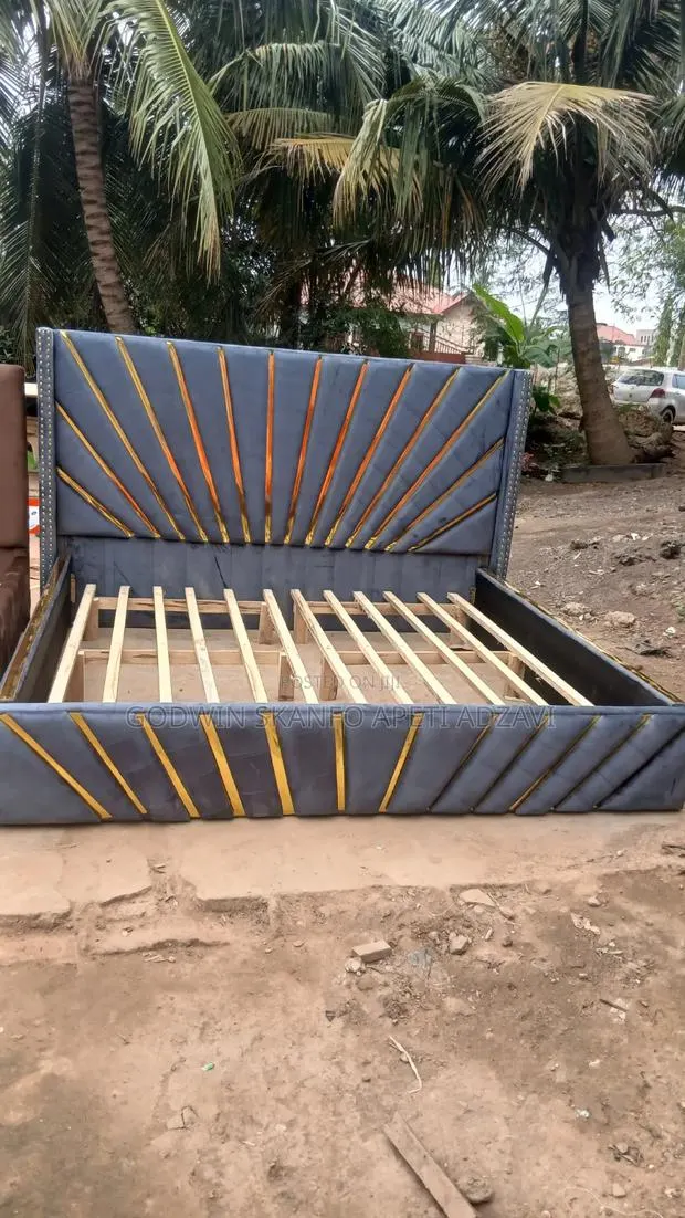 Queen Size Bed Frame and Throws Available · Photo 1