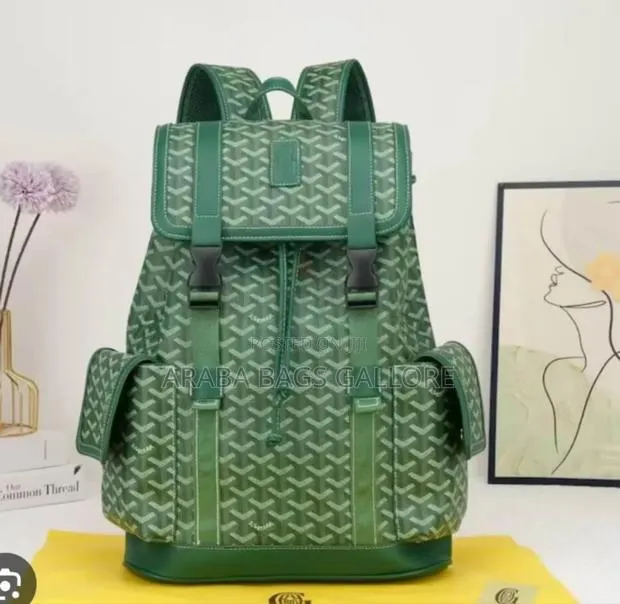 Original Goyard Designer Leather Backpack · Photo 1