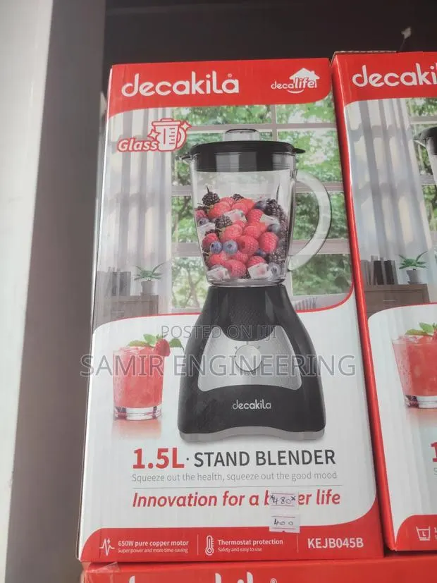 Decakila 1.5l Stand Glass Blender 650w (Kejb045b) · Photo 1