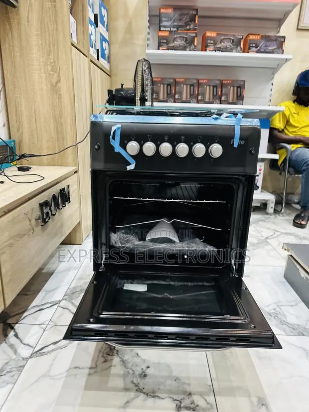 4burner Gas Cooker Oven 60/60 Volcano Black. · Photo 1