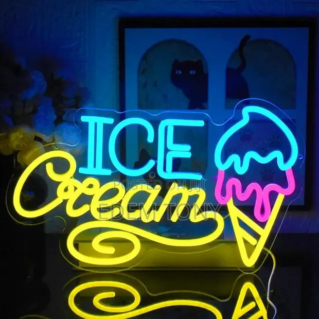 Ice Cream Neon Sign for Wall Decor · Photo 1