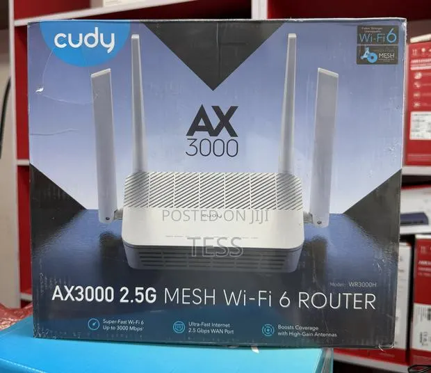 Cudy Ax3000 Wr3000h Multi Gigabit Dual Band Wifi 6 Mesh Router · Photo 1