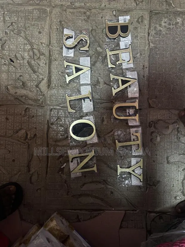 20cm Gold 3d Wall Letters All Letters Available Shop + Event Signage · Photo 1