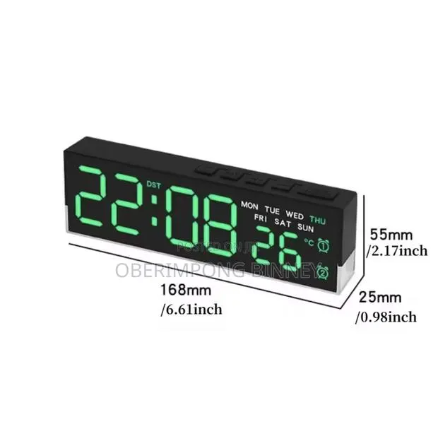 Digital Table Clock Watch With Ambient Lighting · Photo 1