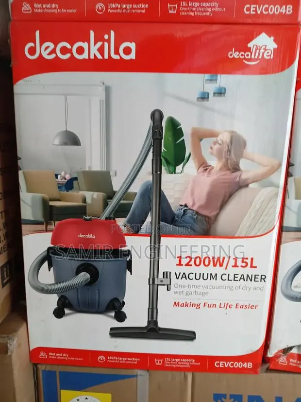 Decakila 15L Wet/Dry Vacuum: 1200W of Heavy-Duty Cleaning · Photo 1