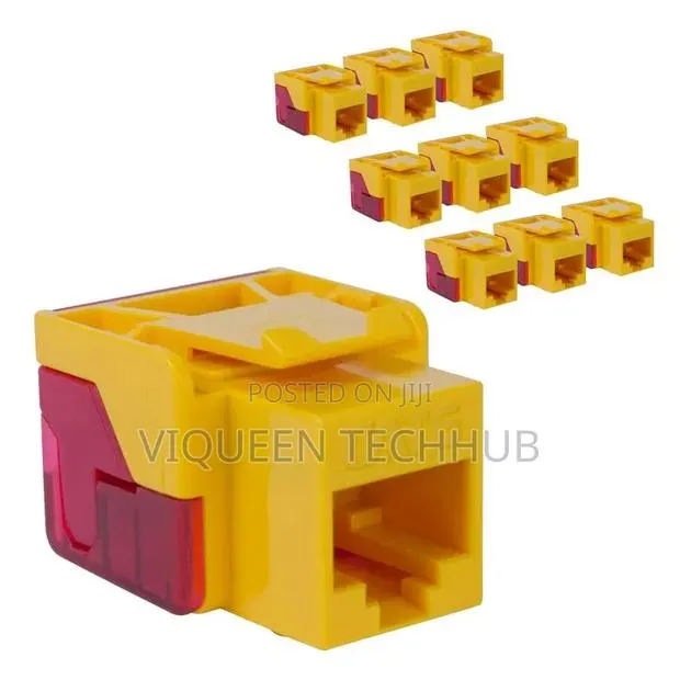 Rj45 Connector CAT6 Yellow · Photo 1