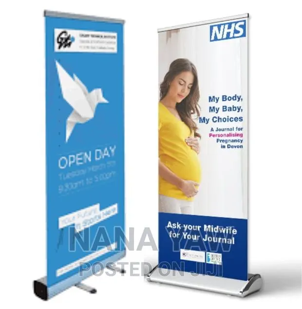 Pull Up Banner Stand or Rent · Photo 1