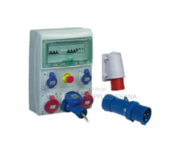 Industrial Socket Distribution Box 3-Phase Single Phase · Photo 1