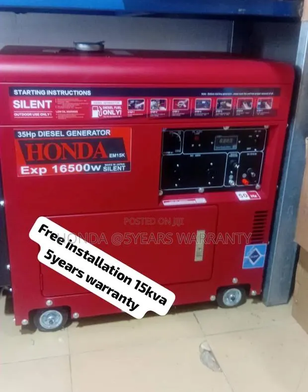 Honda 15kva Heavy-Duty Diesel Generator Set · Photo 1