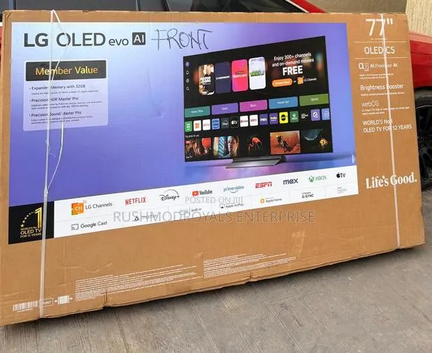 Brand New American 77 Inch LG Oled Evo Ai C5 Smart TV · Photo 1