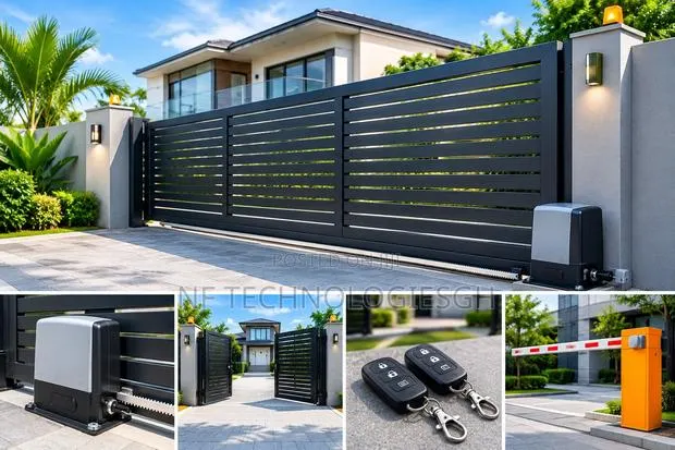 Professional Automatic Gate Installation Services – NF Technologies · Photo 1