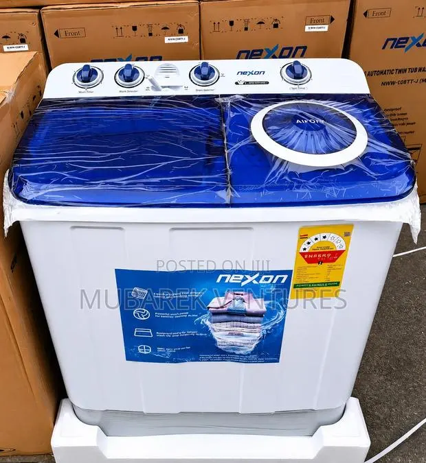 Nexon 10kg Twin Turb Washing Machine Semiautomatic -NWM-120tt · Photo 1