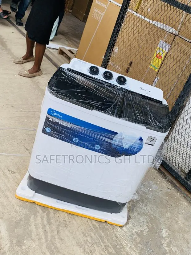 Kindly Get Midea 7.0kg Semi Auto Washing Machine Mf100w70/W-Gh · Photo 1