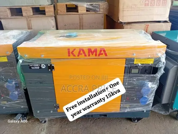 No Complaints Kama Diesel Generator Rated 15kva 15kw · Photo 1