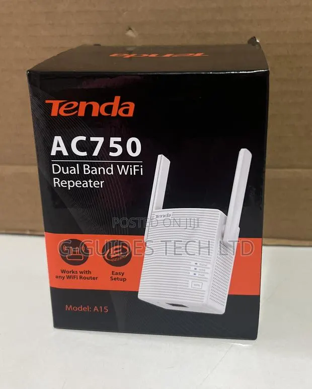 Tenda Ac750 Dual-Band WiFi Repeater, Tenda Ac750 Range Extender A15 · Photo 1