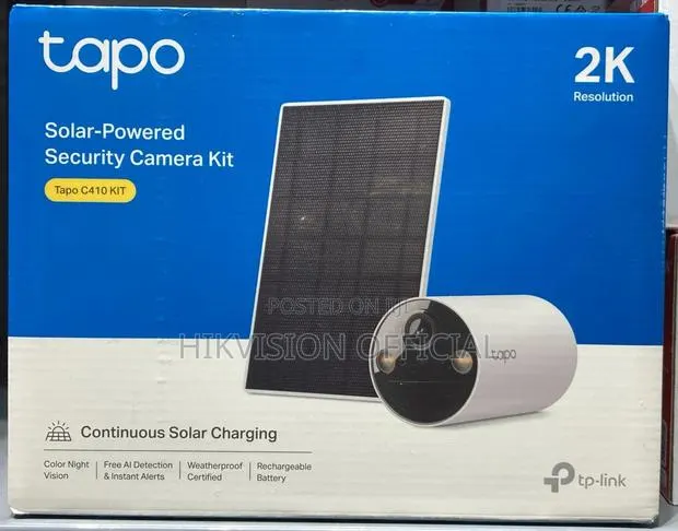 Solar-Powered Security Camera Kit Tapo C410 Kit · Photo 1