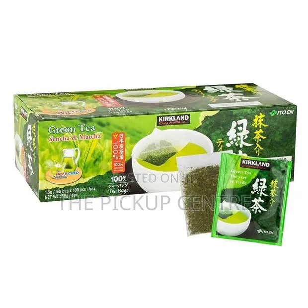 Kirkland Signature Green Tea Matcha Blend, 100 Tea Bags · Photo 1