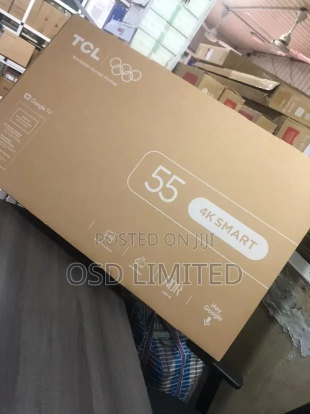 TCL 55" Smart Tv: Vibrant HDR and Deep Contrast · Photo 1