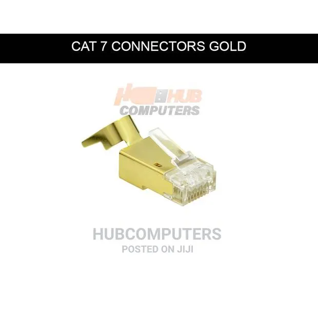 Cat 7 Connectors Gold · Photo 1