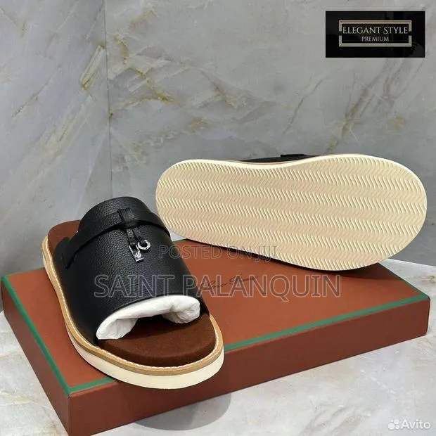 Loro Piana Summer Luxury Sandals Leather. · Photo 1