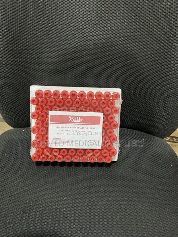 Non Vacuum Tube Plain /Red Top 0.5ml · Photo 1