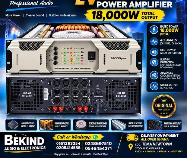 Ev Power Amplify 4 Channels