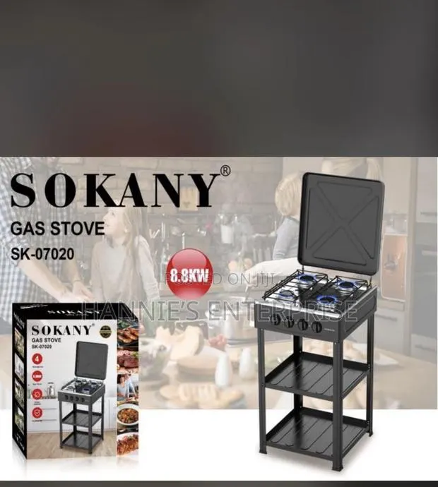 4 Gas Burner With Stand · Photo 1