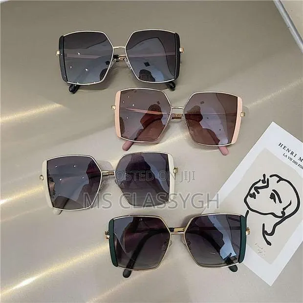 Sunglasses Fashion Vintage Big Frame Driving Street Photo Su · Photo 1