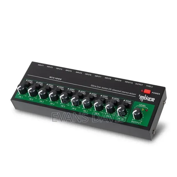 10 Channels Professional Studio Recording Mixer · Photo 1