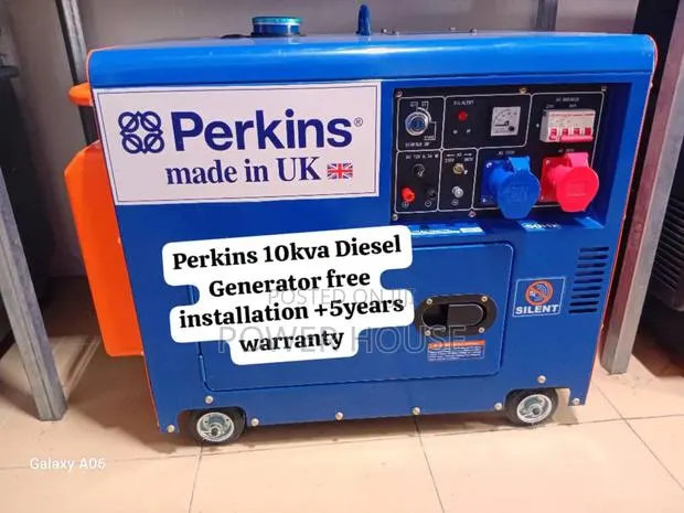 Wacky Maker Perkins Diesel Generator 10kva Silent · Photo 1