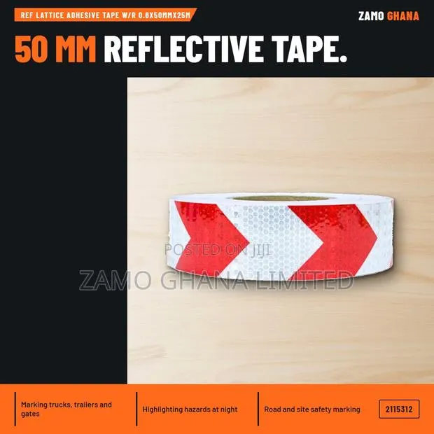 Ref Lattice Adhesive Tape W/R 0.6X50Mmx25M - · Photo 1