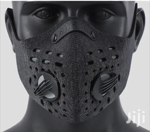 Balaclava Facemask Air Pollution Filter Grey New Strap · Photo 1
