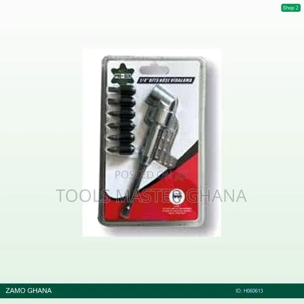Angeled Bit Holder With 6pcs Bits Ph1 Ph2 Pz1 Pz2 5 6 - H060613 · Photo 1
