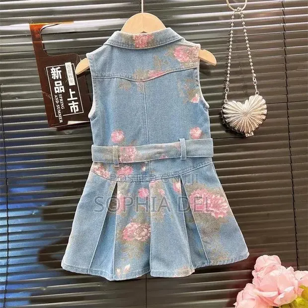 Cute & Stylish Girls’ Jean Dress | Perfect for Parties & Outings · Photo 1