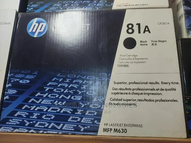 HP 81A Black Original Laserjet Toner Cartridge, CF281A · Photo 1