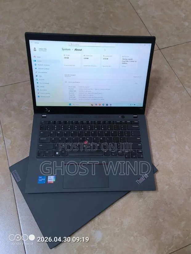 Laptop Lenovo ThinkPad T14s Gen 2 32GB Intel Core i7 SSD 256GB · Photo 1