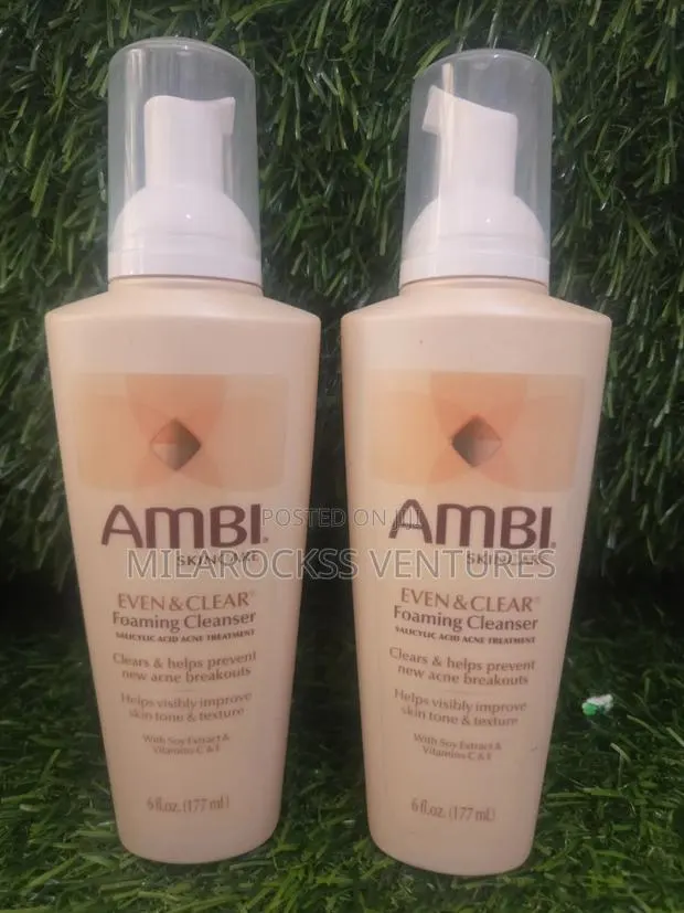 Ambi Skincare Even Clear Foaming Cleanser. 177ml. · Photo 1