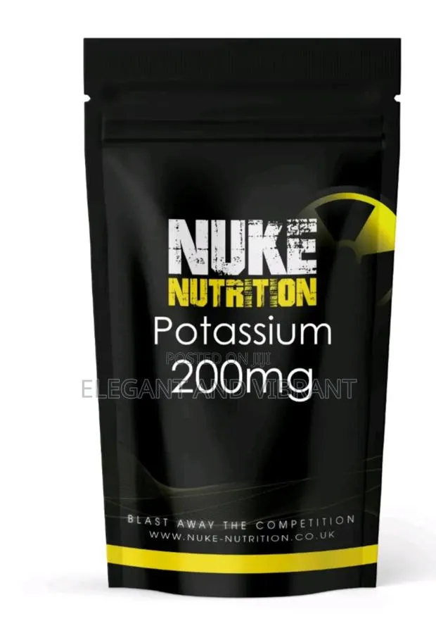 Potassium Tablets 200mg X 60 Healthy Blood Pressure Nerve & Muscular · Photo 1