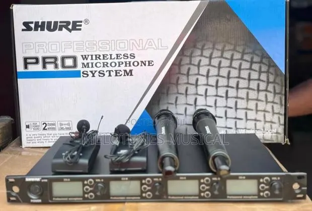 Shure 2hand 2lapel Professional Wireless Microphone · Photo 1