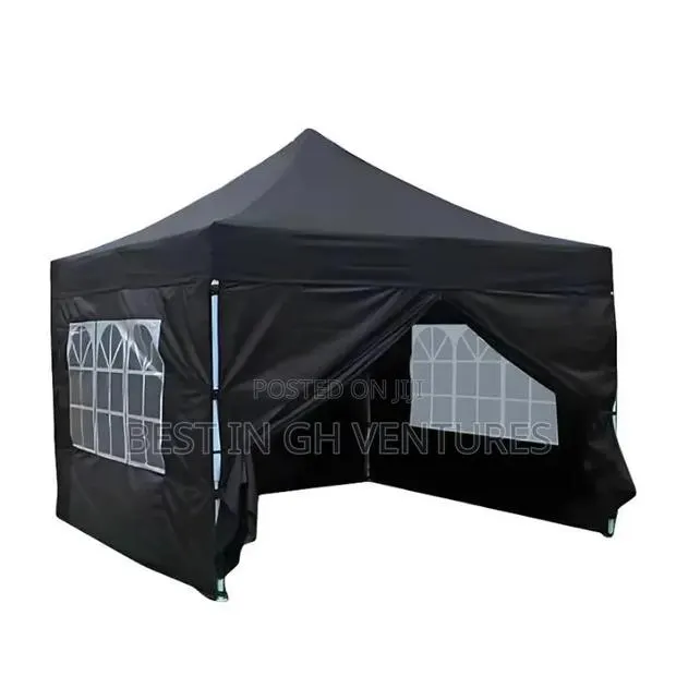 10ftx10ft Tent With Covered Windows and Open View · Photo 1