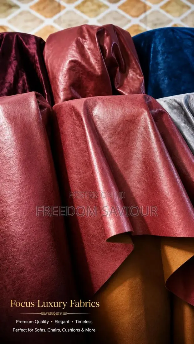 Focus Luxury Fabrics – Premium Leather Upholstery Fabric · Photo 1