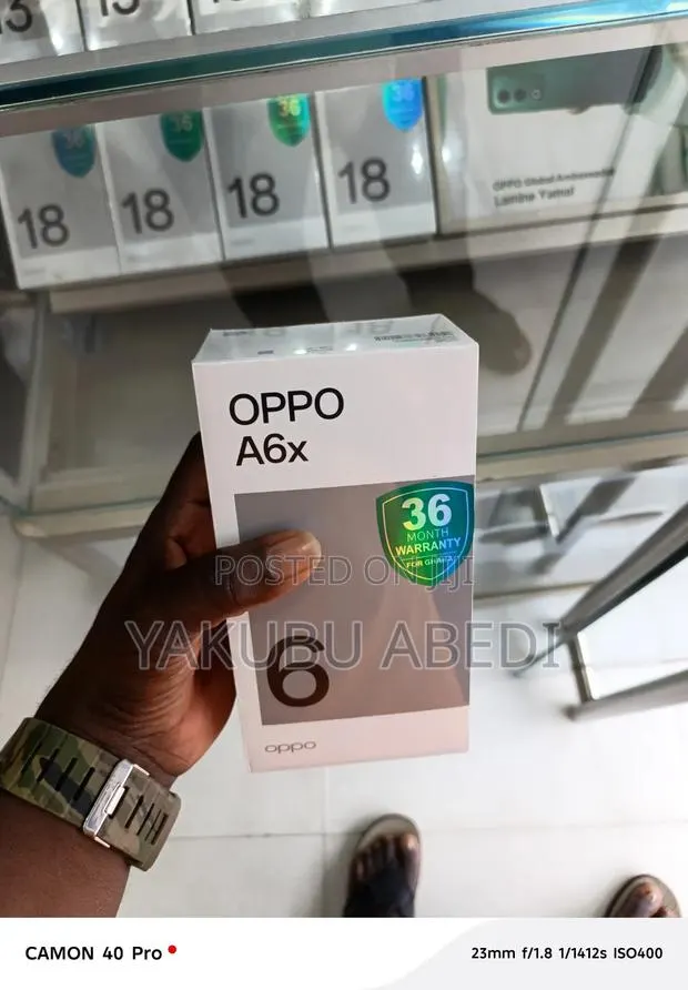 New Oppo A6x 256 GB Black · Photo 1