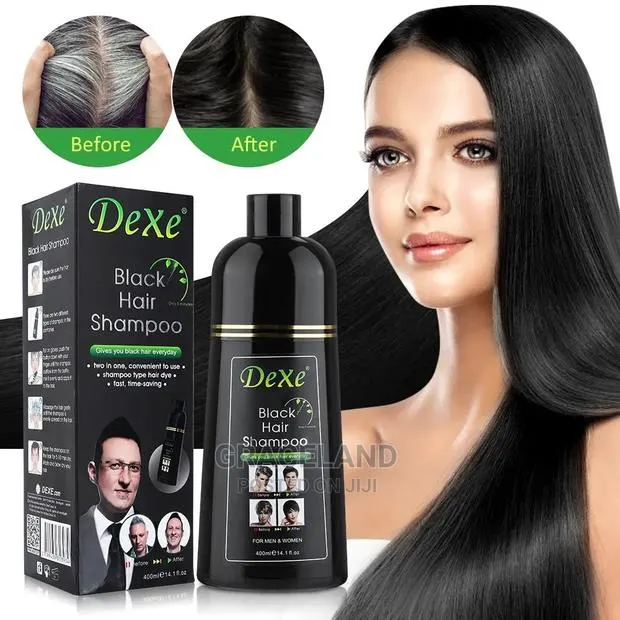 Black Dyed Shampoo Black Hair Dye Herbal Ingredient · Photo 1