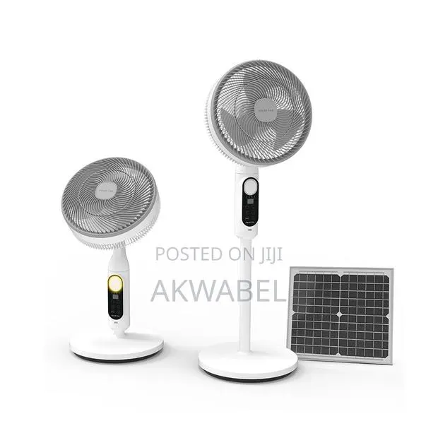 30w Rechargeable Solar 5-Speed Circulation Fan | Floor Desk Fan · Photo 1