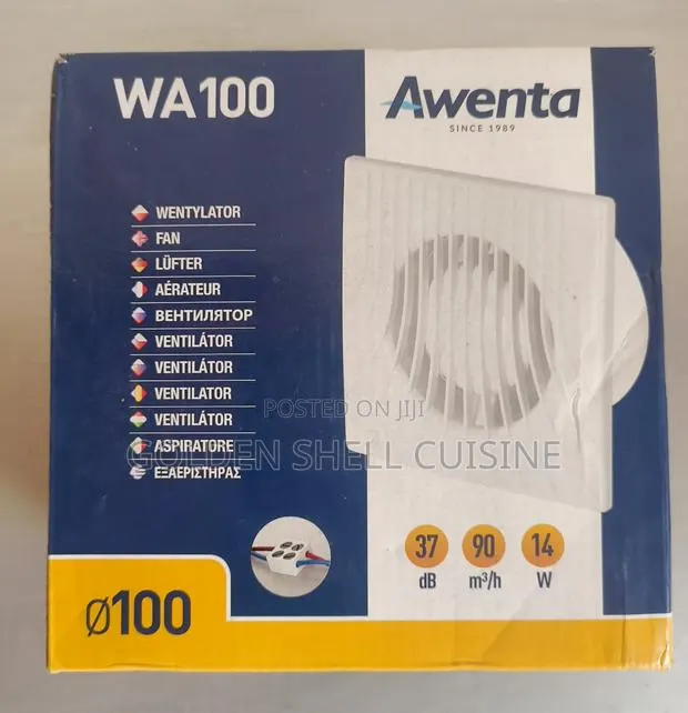 Awenta WA100 Ventilation Fan Ø100mm · Photo 1