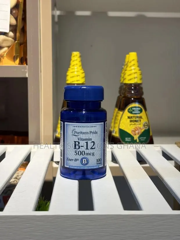Puritan's Pride Vitamin B12 500mcg for Energy, Nerve Blood Health · Photo 1