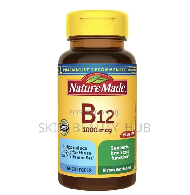 Nature Made. B12 1000 MCG 150 Softgels · Photo 1