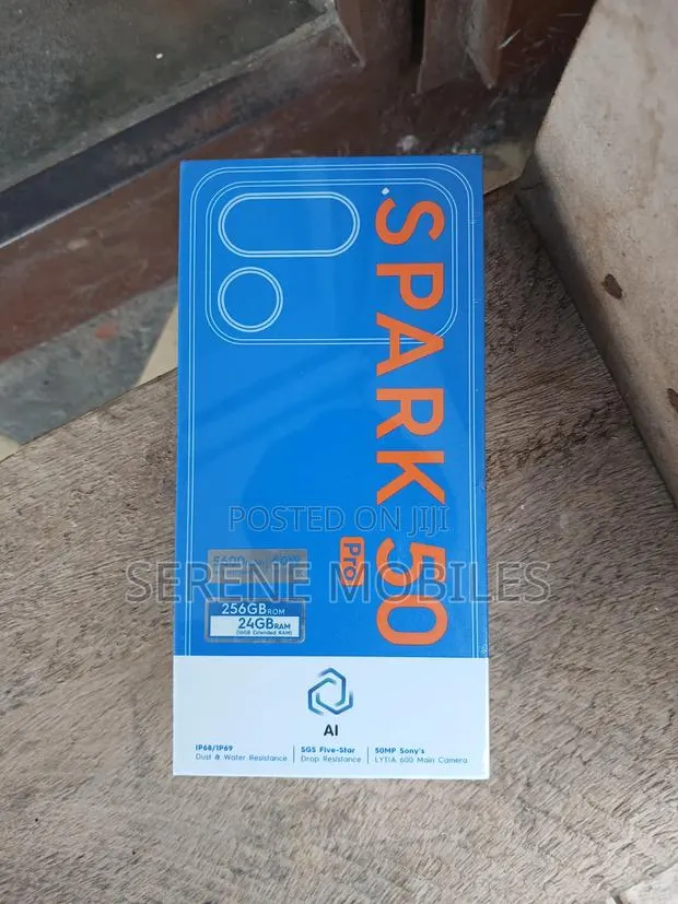 New Tecno Spark 50 Pro 256 GB Black · Photo 1
